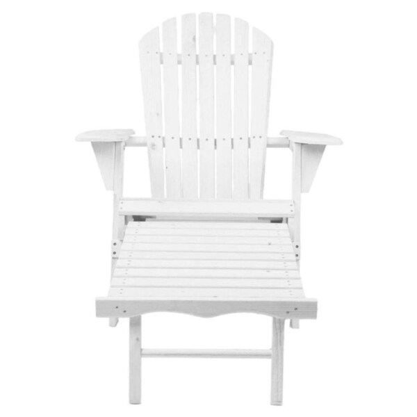 Adirondack Outdoor Chair Wooden Foldable Sun Lounge Patio Furniture 87x7x89cm