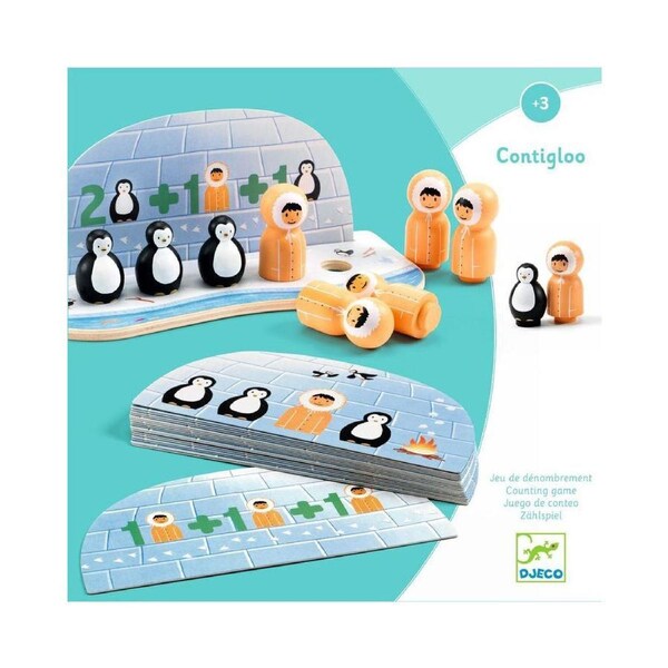 Djeco Contigloo Mathematical Kids/Children Educational Interactive Game 3y+