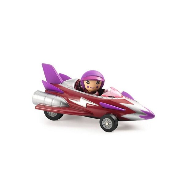 Djeco Miss Burgundy Crazy Motors 4x9cm Kids/Children Racing Car Play Toy 3y+