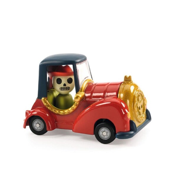 Djeco Red Skull Crazy Motors 4x7cm Kids/Children Racing Car Play Toy 3y+