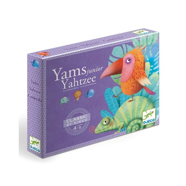 Djeco Yahtzee Kids/Children 20x15.9cm Junior Strategy Board Game Fun Play 4y+