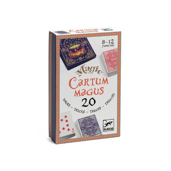 Djeco 20 Magic Tricks Kids/Children Interactive 14x5cm Card Game Set 8y+