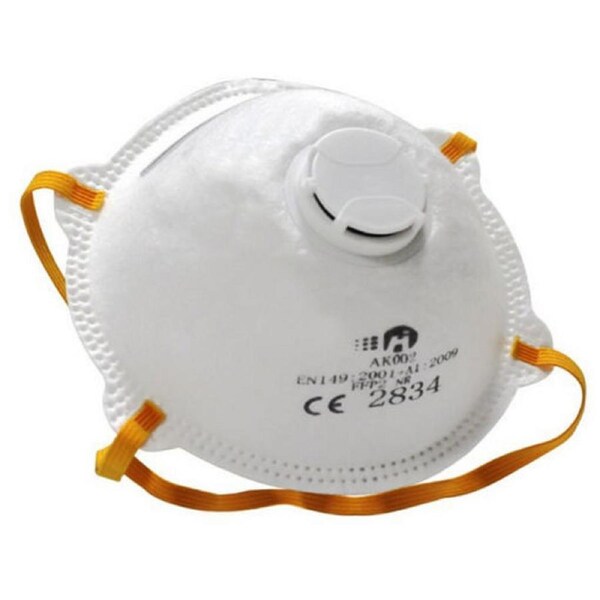 FACE MASK WITH BREATHER VALVE FFP2 NR NON-MEDICAL 20PCS