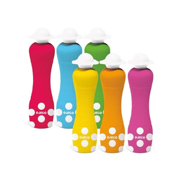 6pc Djeco Kids Foam Marker Art Activity Sensory Play Colouring/Drawing 18m+