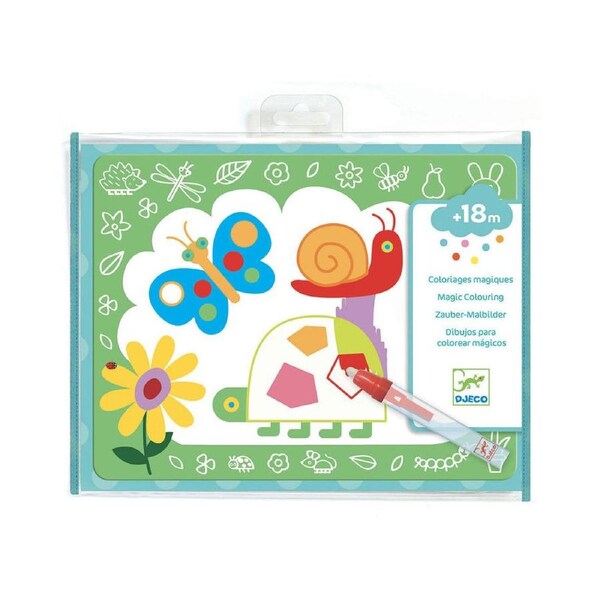 Djeco Magic Scribbles Water Colouring Kids/Children Art Activity Set 18m+
