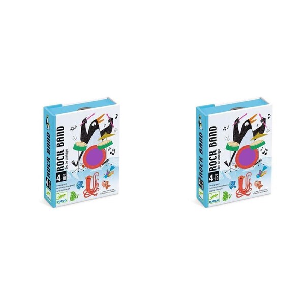 82pc Djeco Rock Band Tactical Strategy Play Card Game Set Kids/Children 4y+