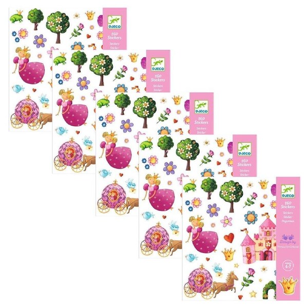 800pc Djeco Princess Marguerite Decorative Fun Stickers Set Kids/Children 3y+