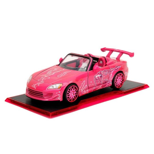 Jada 1:24 Scale Pink Slips Suki's Honda S2000 Pink Diecast Vehicle