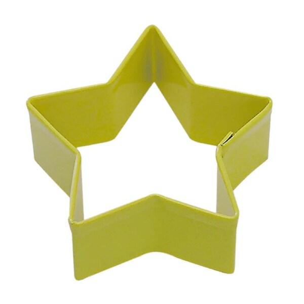 Star Cookie Cutter Yellow 7cm