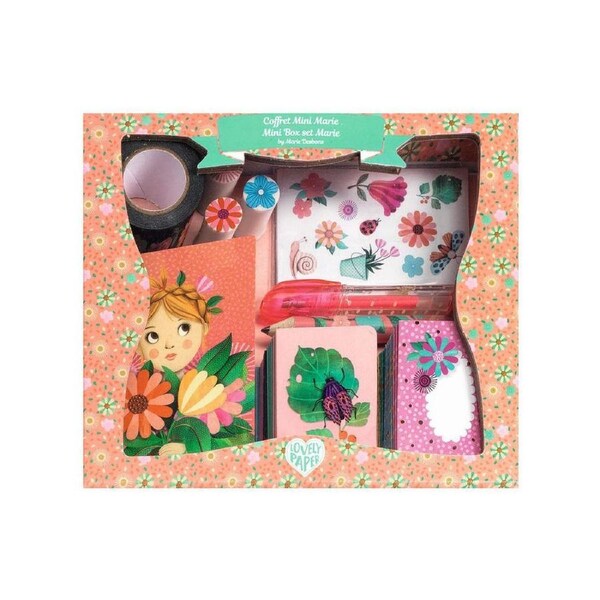 Djeco Marie Mini Correspondence Box Letter Writing Stationery Set Kids 5y+