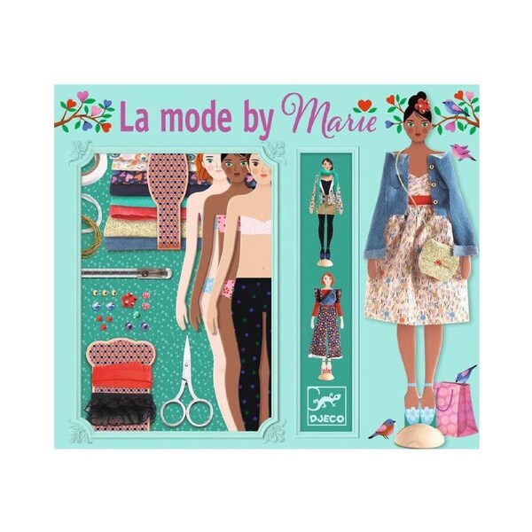 Djeco Fashion By Marie Workshop DIY Sewing Art/Craft Kit Kids/Children 7y+