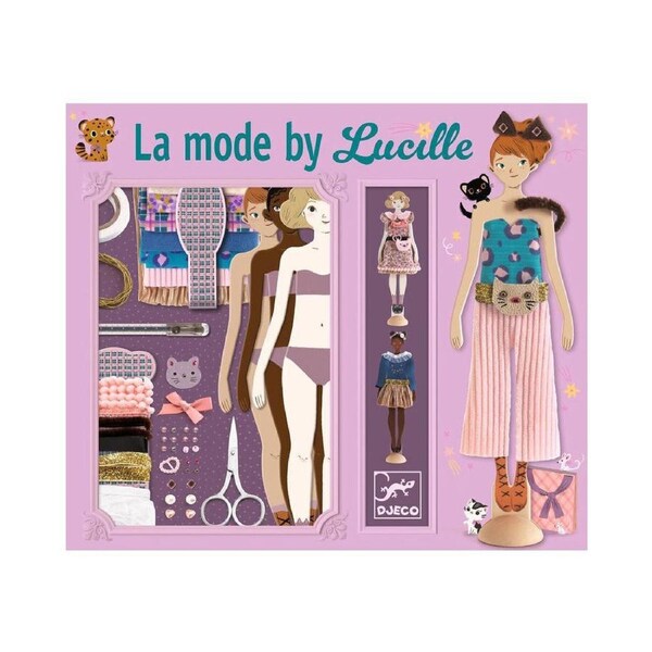 Djeco Fashion By Lucille Workshop DIY Sewing Art/Craft Kit Kids/Children 7y+