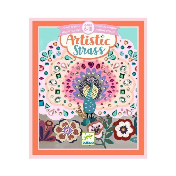 Djeco Wild Beauty Artistic Strass Kids/Childrens DIY Creative Craft Kit 6y+