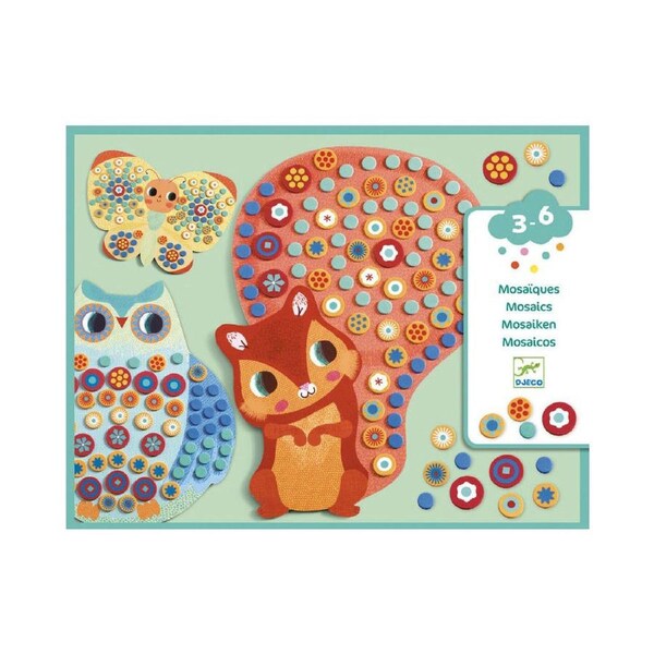 Djeco Milfiori Mosaic Art/Craft Kids/Children Activity Creative Kit 3y+