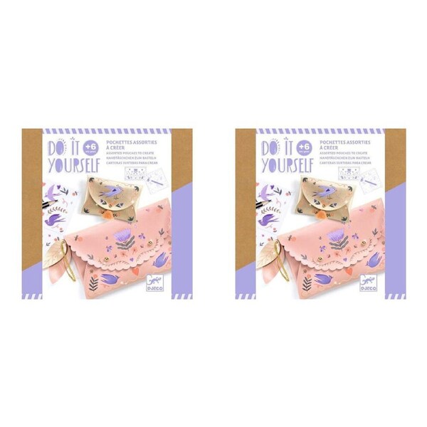 2x Djeco Do It Yourself Sweet Fashionista Kids DIY Creative Activity Kit 6y+