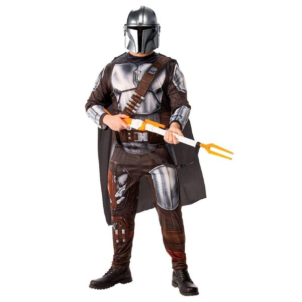 Star Wars Mandalorian Deluxe Mens Dress Up Halloween Party Costume XL