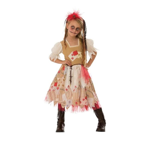 Rubies Day Of The Dead Voodoo Girl Kids Girls Dress Up Halloween Costume M