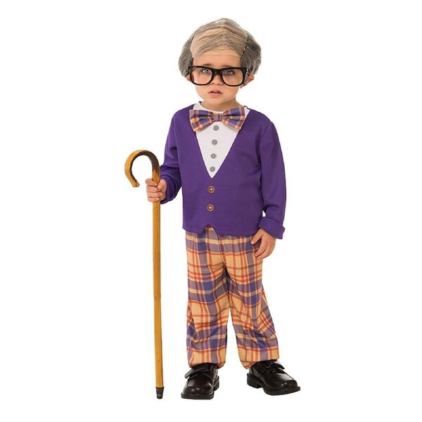 Rubies Little Old Man Kids Boys Dress Up Halloween Party Costume Set S