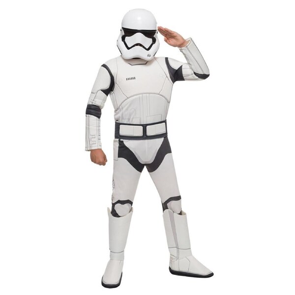 Star Wars Stormtrooper Deluxe Kids Boys Dress Up Halloween Party Costume 3-5
