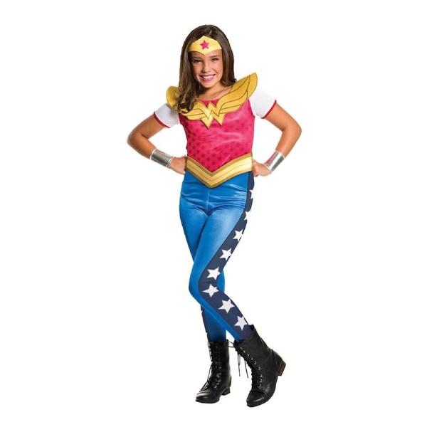 Dc Comics Wonder Woman Dcshg Classic Suit Dress Up Halloween Costume 6-8