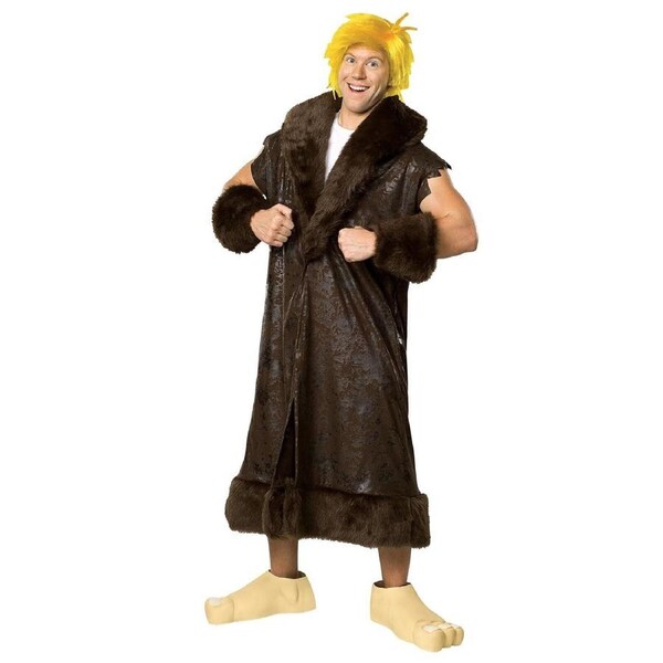 Rubies Barney Rubble Deluxe Mens Dress Up Halloween Flintstones Costume XL