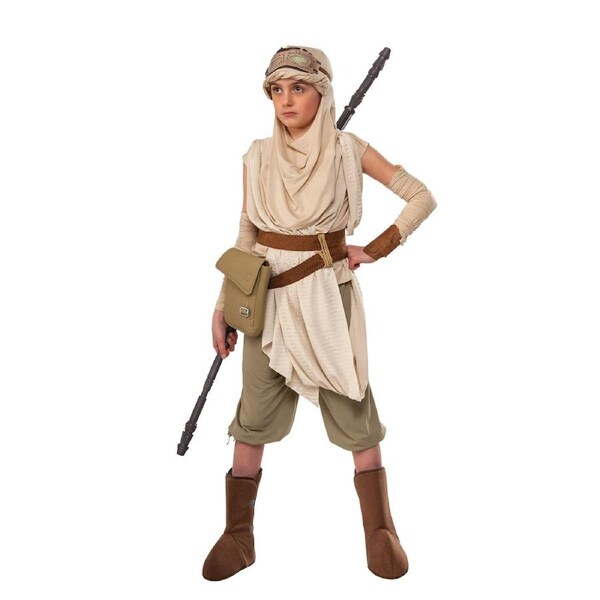 Marvel Star Wars Rey Premium Kids Girls Dress Up Halloween Costume 3-5