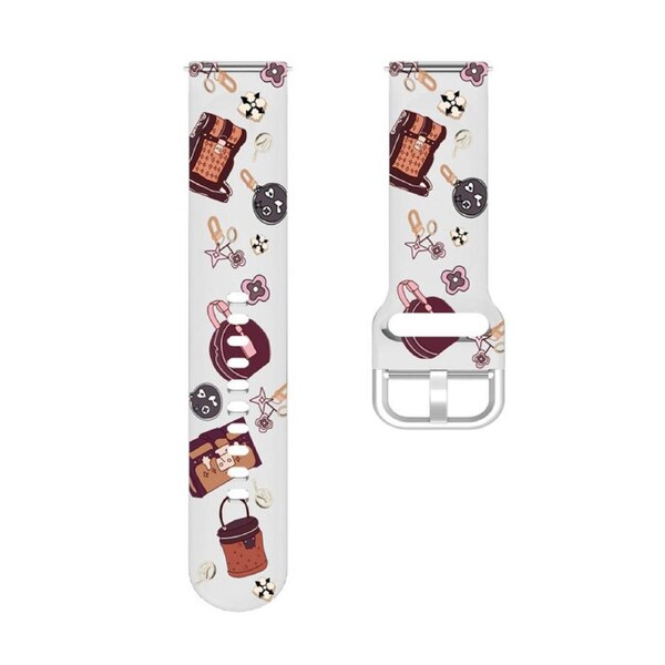 Nevenka Transparent Cute Silicone Strap For Samsung /Huawei Watch-9 20mm