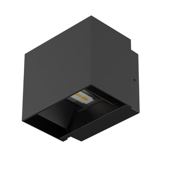 SAL S9320WW-BK - CUBE II 10W Up/Down LED Wall Light 3000K - Black