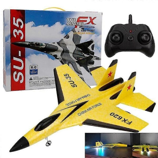 Su-35 Rc Remote Control Airplane 2.4g Remote Control Fighter Hobby Plane Glider Airplane Epp Foam Toys Rc Plane Kids Gift