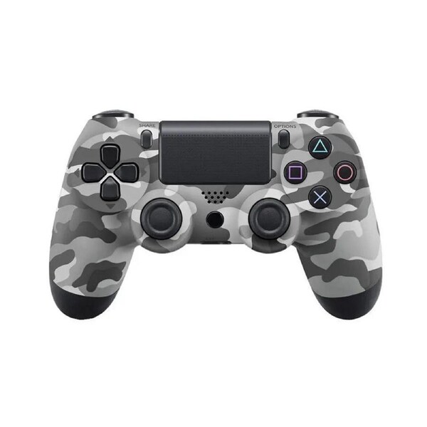 Replacement Wireless DualShock PS4 Controller Compatible with Sony PlayStation 4 - Black Camouflage