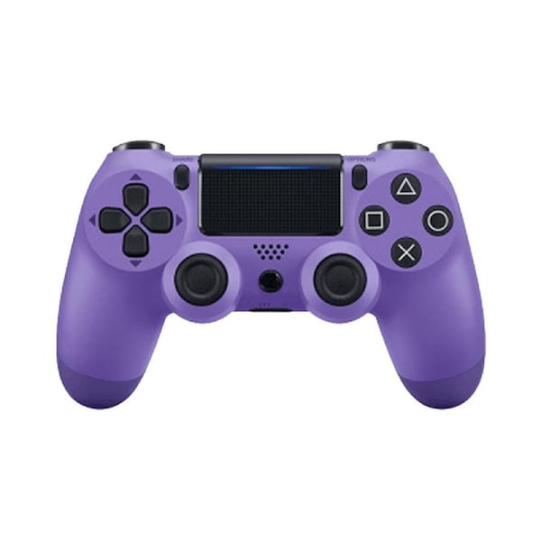 Wireless Game Controller PS4 Controller Bluetooth Double Head Handle Joystick Gamepad for 4 Game Console - Purple Electric Light