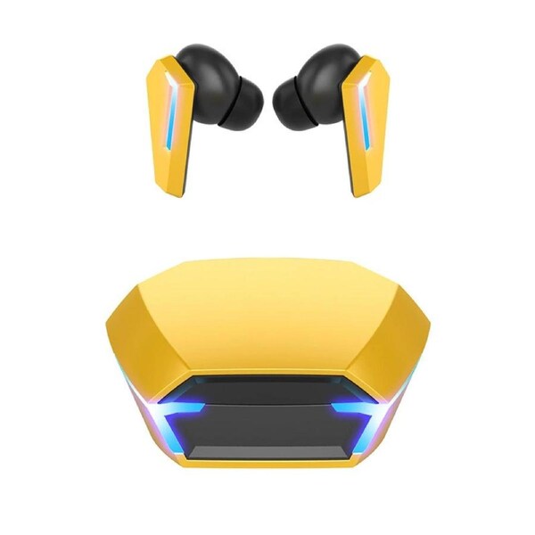 Wireless Gaming Headset, Bluetooth 5.2 In-Ear Headphones, Auto Pairing, Cool Light and Touch Function