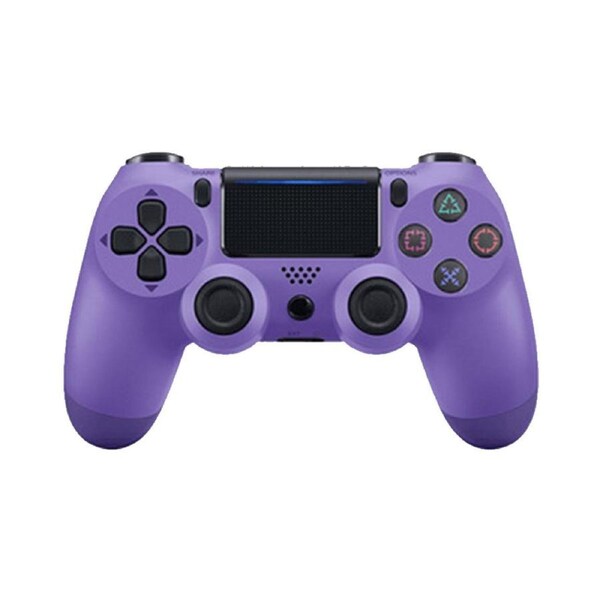 Wireless Game Controller Ps4 Controller Bluetooth Double Head Snowflake Handle Joystick Game Pad for Game Console 4-Purple Electric Light