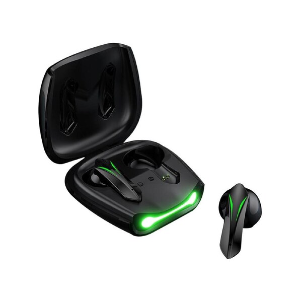 Wireless Gaming Headset, Bluetooth 5.2 In-Ear Headphones, Auto Pairing, Cool Light and Touch Function