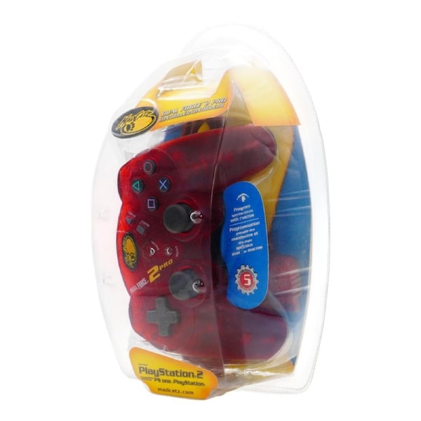Mad Catz Dual Force 2 Pro For Playstation 2 (Red)