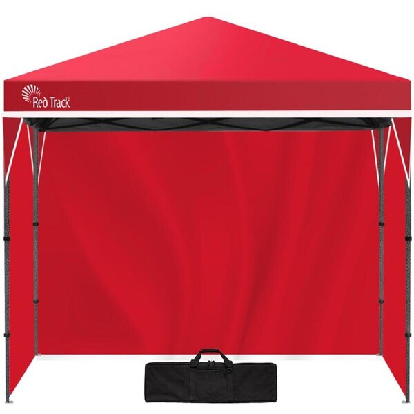 RED TRACK 3.6x2.2m Ultra Compact Folding Gazebo, Walls, Carry bag, Portable Outdoor Popup Marquee for Camping Beach