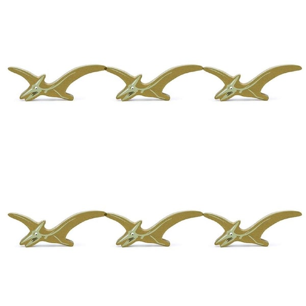 6pc Tender Leaf Toys Pterodactyl Wooden Dinosaur Figure Set Kids/Children 3y+
