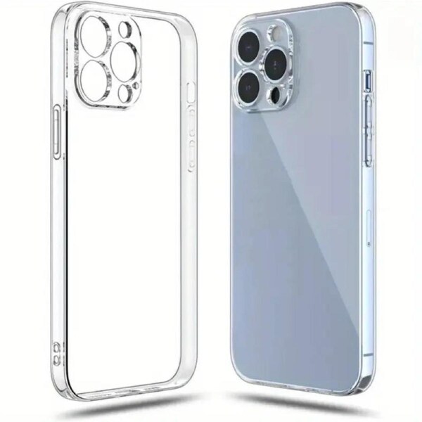 Dark Player Luxury Shockproof Transparent Case for iPhone 15 Pro Max - Bumper Cover