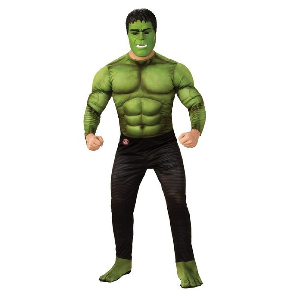 Marvel Hulk Deluxe Avengers 4 Jumpsuit Dress Up Halloween Costume XL