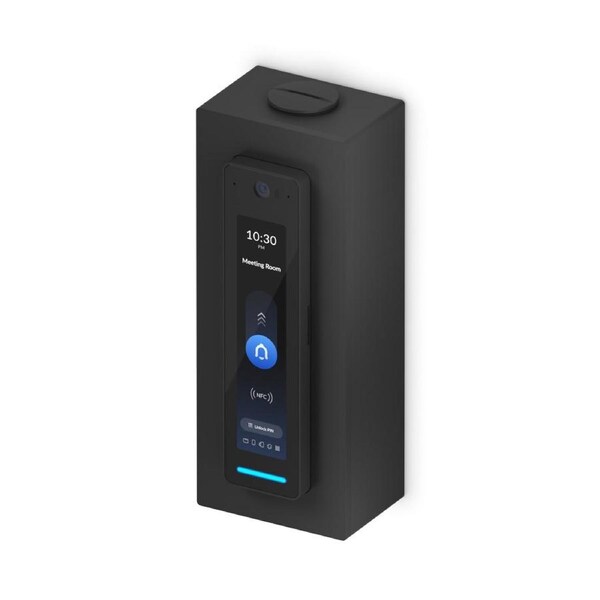 Ubiquiti Reader Pro Junction Box,Black,For UniFi Professional Access Readers&Doorbells,Sup Flat Surface Mounting & Attachment to 3/4' Coduit,2 Yr Warr