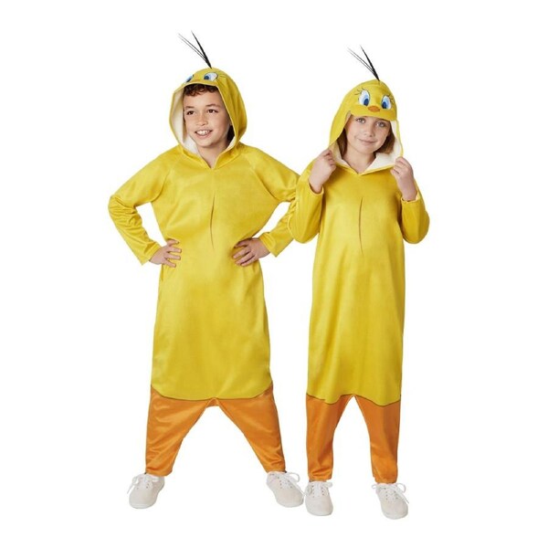 Marvel Tweety Bird Kids Unisex Jumpsuit Dress Up Halloween Party Costume S-M