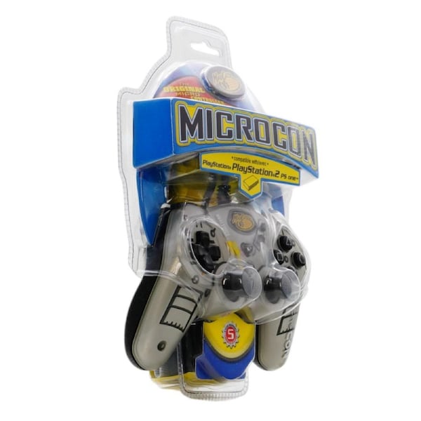 Mad Catz Microcon Controller For Playstation 2 (Silver)