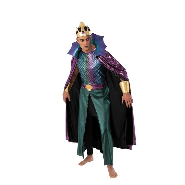 Rubies King Neptune Mer-Man Adults Dress Up Halloween Party Costume Standard