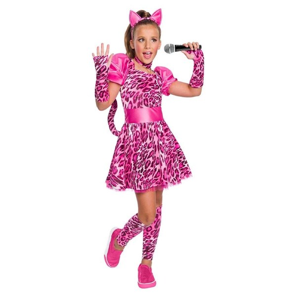 Rubies Kids Kat Heart Emoji Dress Up Halloween Party Pussy Cat Costume S