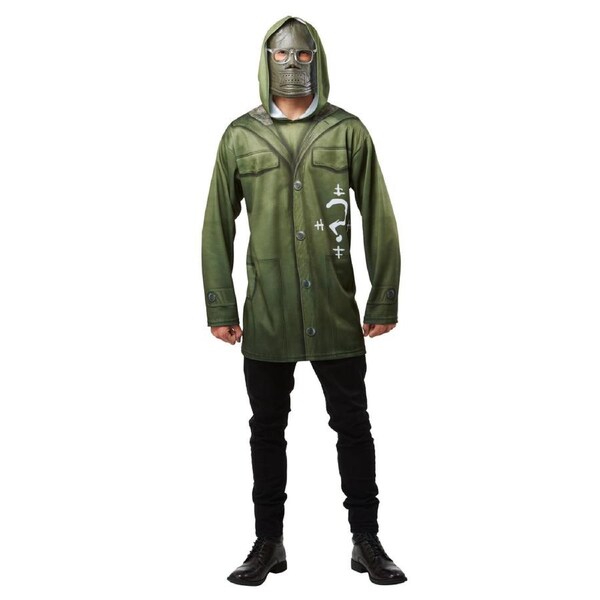The Riddler Adults Hooded Top Dress Up Halloween Party Costume L