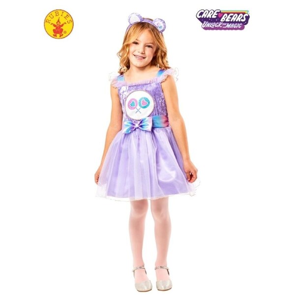 Marvel Carebears Share Bear Tutu Kids Dress Up Halloween Party Costume S