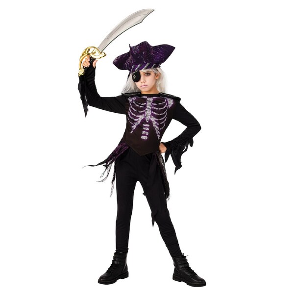 Rubies Ghost Ship Pirate Girls Dress Up Halloween Party Scary Costume L
