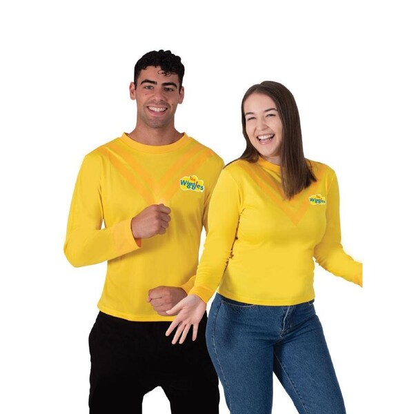 Rubies Yellow Wiggle Unisex Adults Top Dress Up Halloween Party Costume Standard