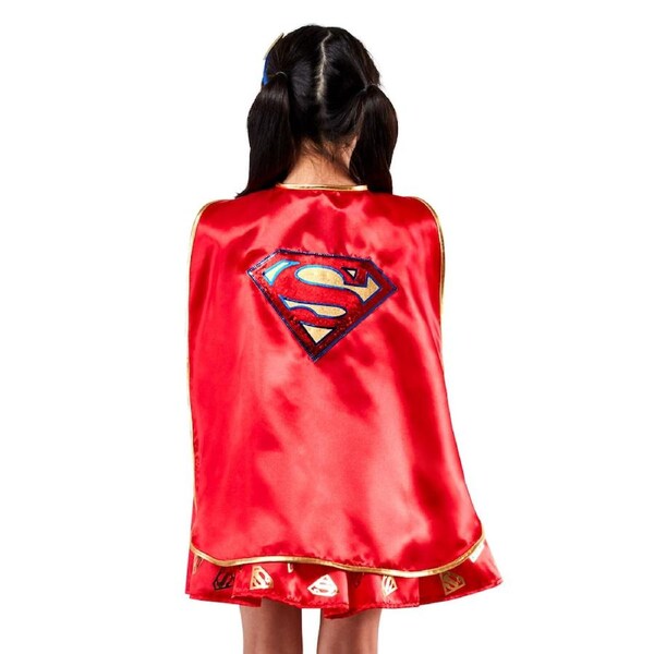 Dc Comics Supergirl Kids Premium Dress Up Halloween Party Costume 7-8