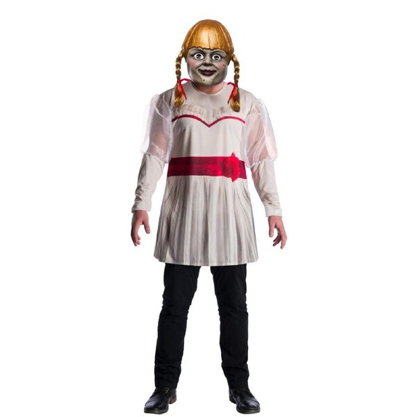 Rubies Adult Annabelle Top & Mask Dress Up Halloween Party Horror Costume L